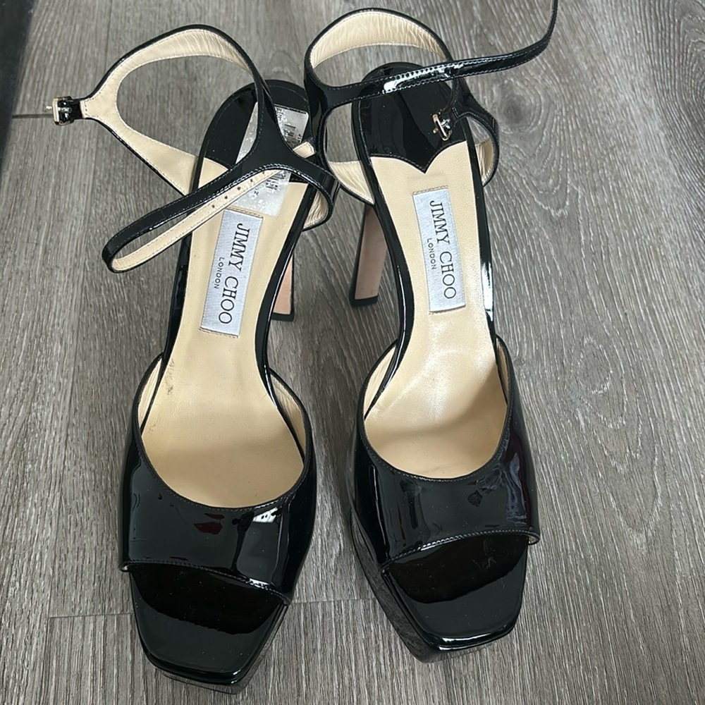 Jimmy Choo Patent leather black heels / size 43